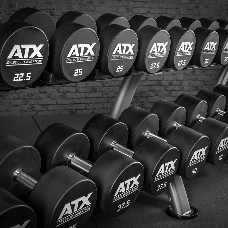 Poza cu Set gantere compacte din poliuretan - ATX® - 5 - 30 kg