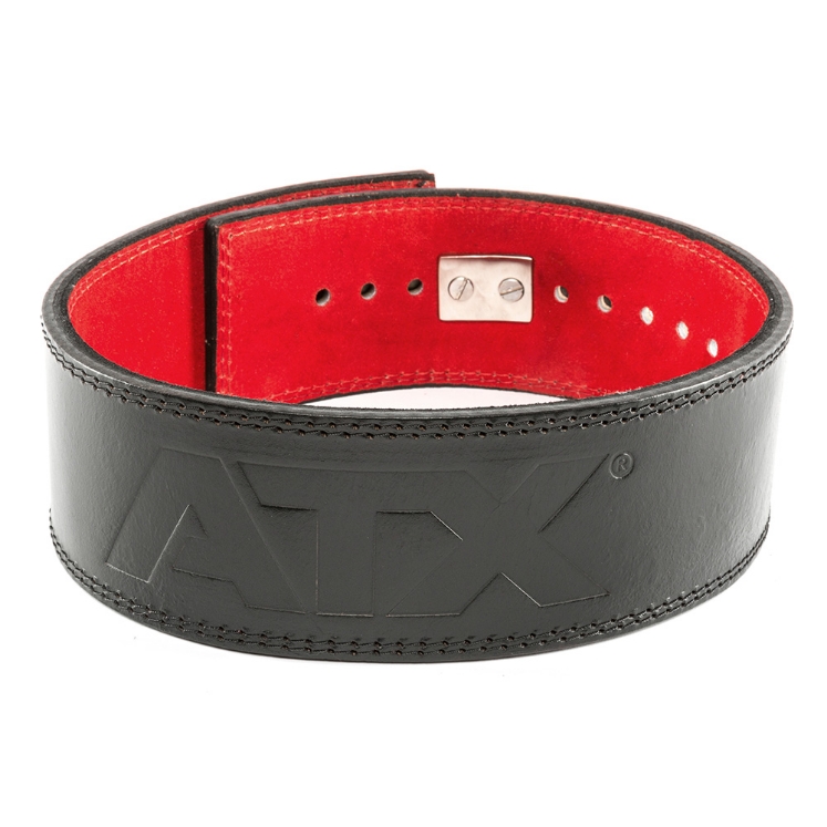 Poza cu ATX Power Belt Clip din piele neagra cu interior rosu marimea S