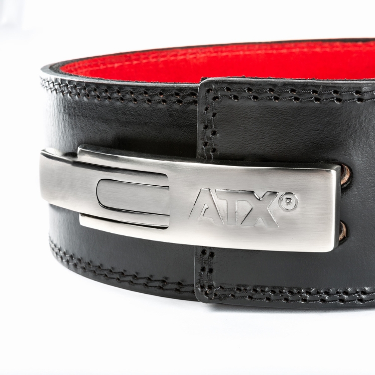 Poza cu ATX® Power Belt Clip - piele - negru (interior roșu) - mărimea XXL