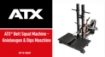 Poza cu ATX Belt Squat Machine – Aparat Profesional pentru Genuflexiuni fără Presiune pe Coloană