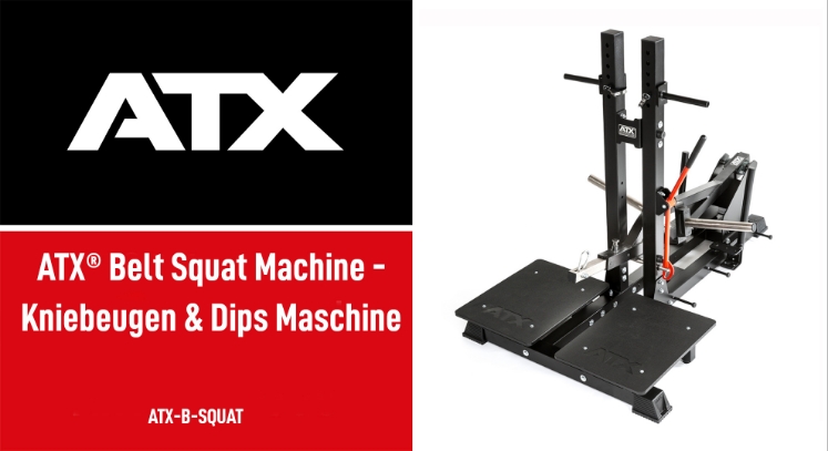 Poza cu ATX Belt Squat Machine – Aparat Profesional pentru Genuflexiuni fără Presiune pe Coloană