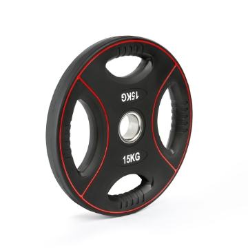 Poza cu Disc de greutate cu 4 prize policarbonat 50 mm - 15 kg