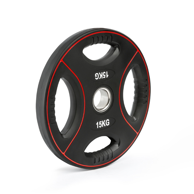 Poza cu Disc de greutate cu 4 prize policarbonat 50 mm - 15 kg
