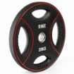 Poza cu Disc de greutati cu 4 prize din poliuretan 50 mm - 25 kg