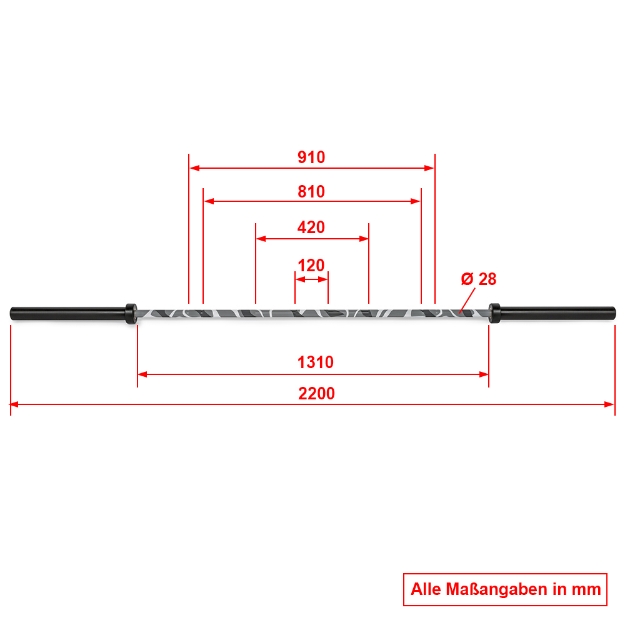 Poza cu ATX® Camouflage Multi Power Bar 20 kg