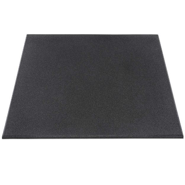 Poza cu Gymfloor® Placa de protectie pentru podea din granule - Premium Extra fina - 1000 x 1000 x 15 mm