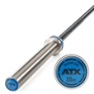 Poza cu Bară Olimpică Profesională ATX® Training Bar 20 kg – Black Oxide & Chrome