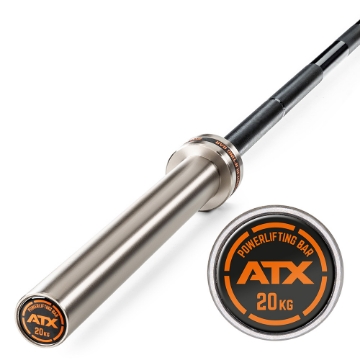 Poza cu ATX Powerlifting Training Bar – Bară Olimpică 220 cm, 20 kg