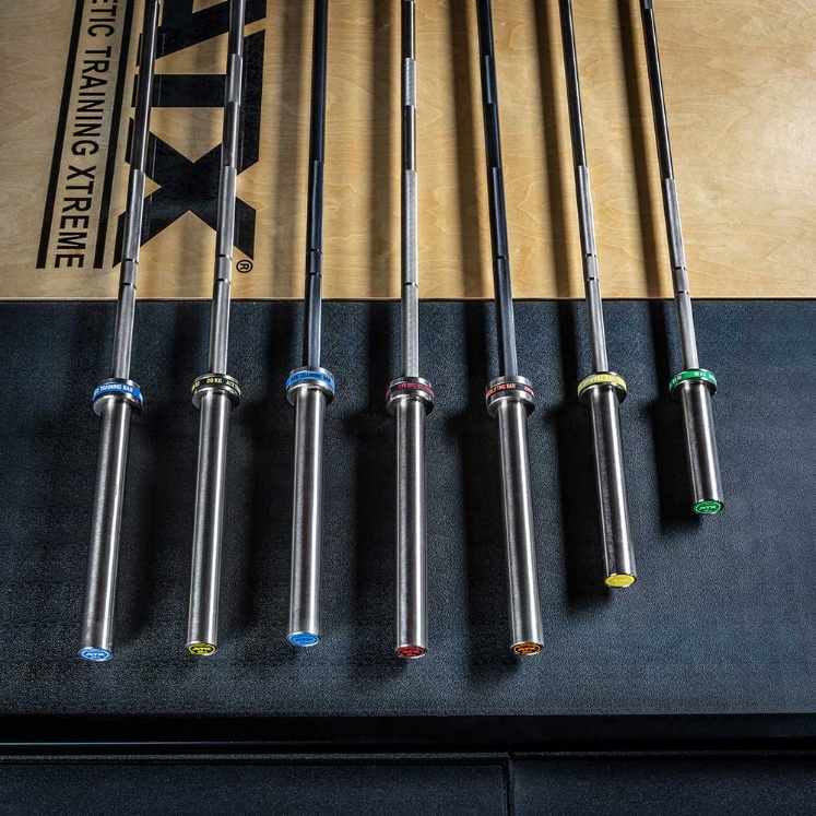 Poza cu ATX Powerlifting Training Bar – Bară Olimpică 220 cm, 20 kg