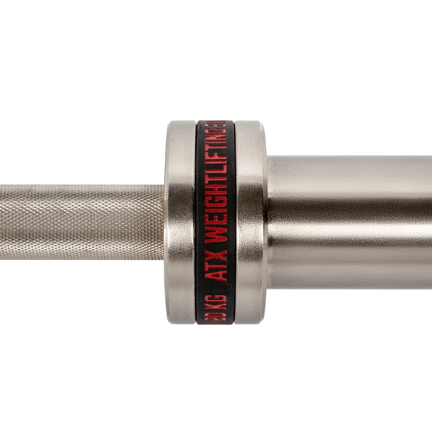 Poza cu ATX Weightlifting Training Bar 20 kg crom