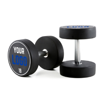 Poza cu Gantere Uretan Personalizate cu Logo - Set 2 kg Pana la 18 kg