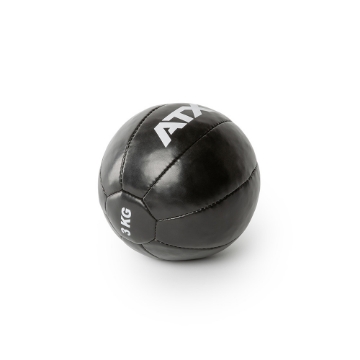 Poza cu Minge Medicinală Profesională ATX® din Piele Sintetică – 3 kg