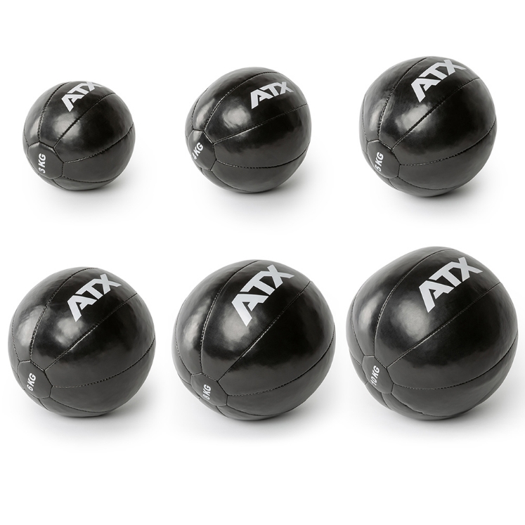 Poza cu Minge Medicinală Profesională ATX® din Piele Sintetică – 3 kg