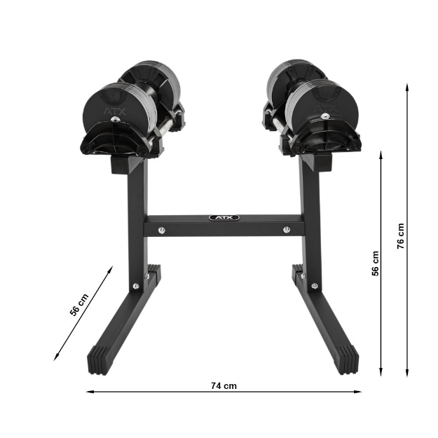 Poza cu Suport pentru gantere ajustabile Nüobell® / Flexbell® / Floor Stand (Noua ediție ATX®)
