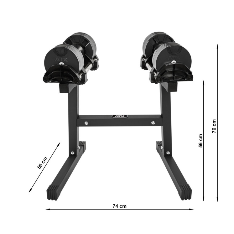 Poza cu Suport pentru gantere ajustabile Nüobell® / Flexbell® / Floor Stand (Noua ediție ATX®)