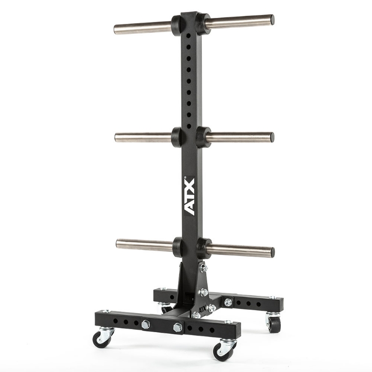 Poza cu ATX rollable Weight Plate Tree pentru discuri Ø 50 mm - Stativ mobil organizator Hantelscheiben ATX-WPT-3-ROL