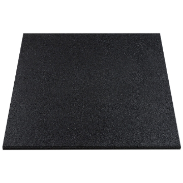 Poza cu Gymfloor Rubber Tile Premium 1000 x 1000 x 30 mm - negru