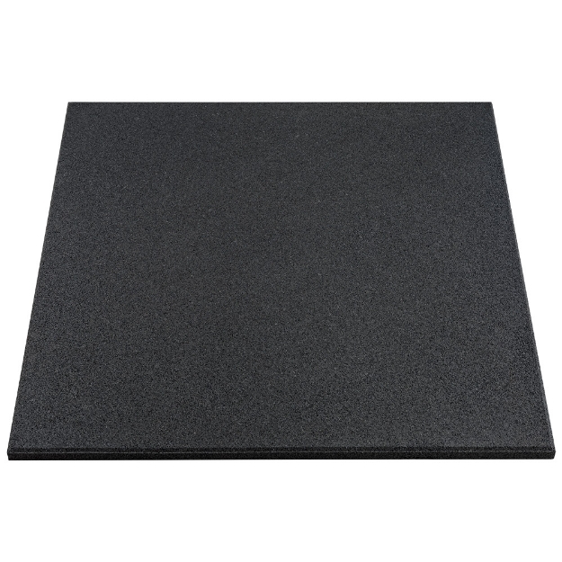 Poza cu Gymfloor® - Plăci de protecție pentru podea Rubber Tile Premium 1000 x 1000 x 30 mm - antracit
