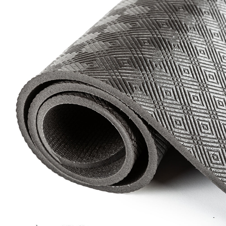 Poza cu Saltea profesionala de gimnastica Gymfloor neagra 180 x 65 x 0,8 cm - Fabricata in Germania