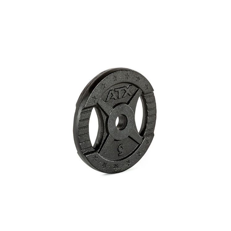 Poza cu ATX Hantelscheibe 2 Grip Guss 30 mm 5 kg