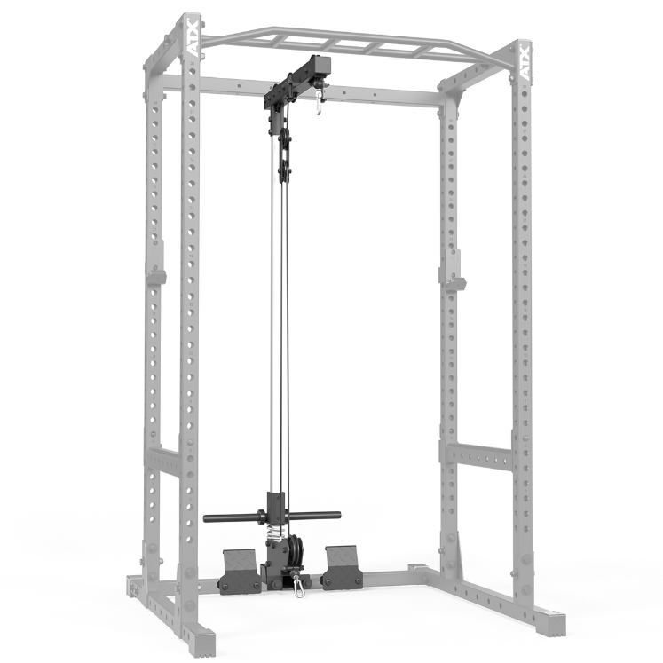 Poza cu ATX Lat Pulldown & Low Row LTO-510 Plate Load – Extensie pentru Power Rack 510