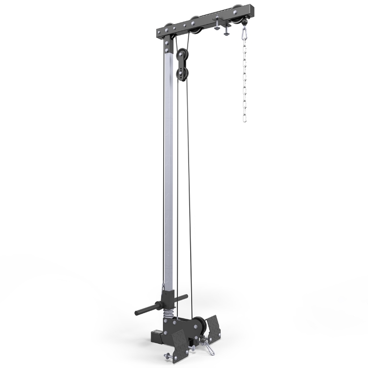 Poza cu ATX Lat Pulldown & Low Row LTO-520 Plate Load – Extensie pentru Power Rack ATX Seria 520