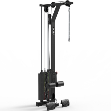 Poza cu ATX Lat Pulldown & Low Row LTO-650 cu Pachet de Greutăți 115 kg – Extensie pentru Power Rack și Multipresă