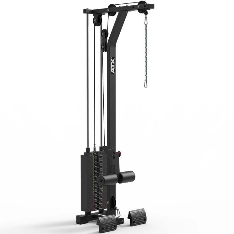 Poza cu ATX Lat Pulldown & Low Row LTO-650 cu Pachet de Greutăți 115 kg – Extensie pentru Power Rack și Multipresă
