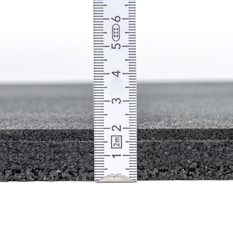 Poza cu Gymfloor - Placa de protectie din granule Premium Extra Fin - 1000 x 1000 x 20 mm