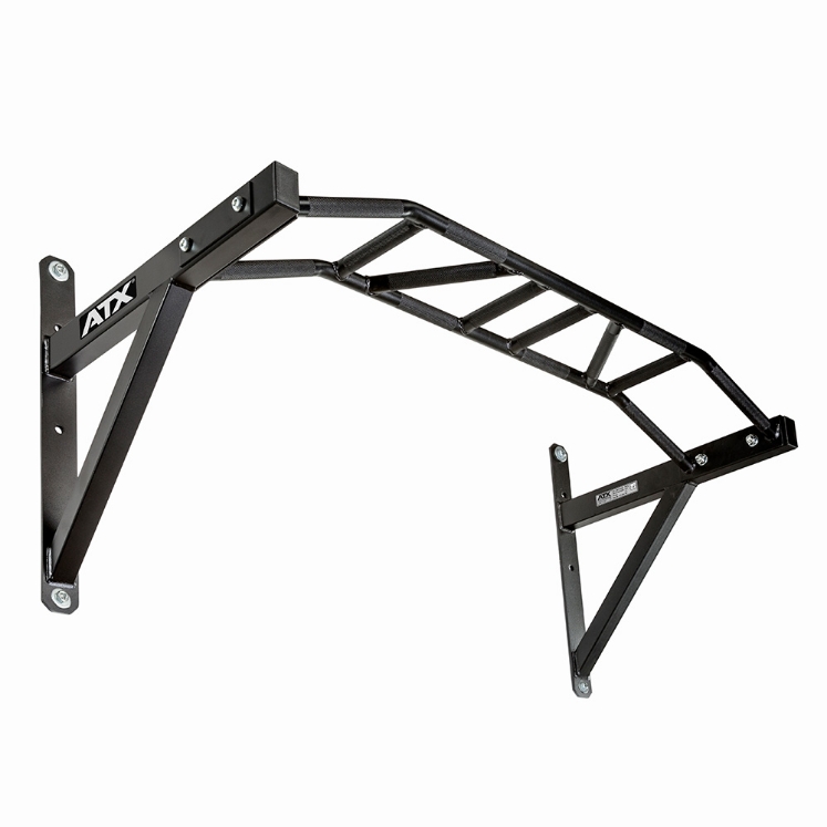 Poza cu Bară Profesională pentru Tracțiuni ATX® Gladiator Multi Chin Monkey Chin – Montare pe Perete, 350 kg