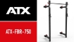 Poza cu ATX® Fold Back Rack Half Rack 750 - pliabil