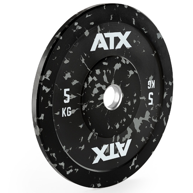 Poza cu ATX Color Splash Bumper Plate 5 kg gri