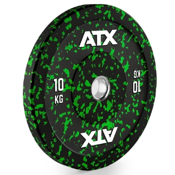 Poza cu ATX Color Splash Bumper Plate 10 kg verde