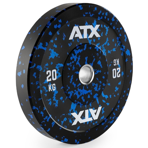 Poza cu ATX Color Splash Bumper Plate 20 kg albastru