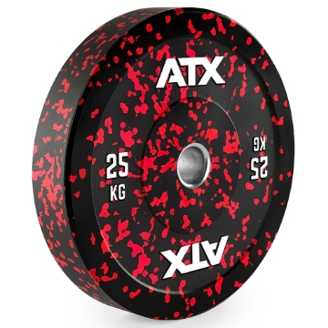 Poza cu ATX® Color Splash Bumper Plate 25 kg rosu