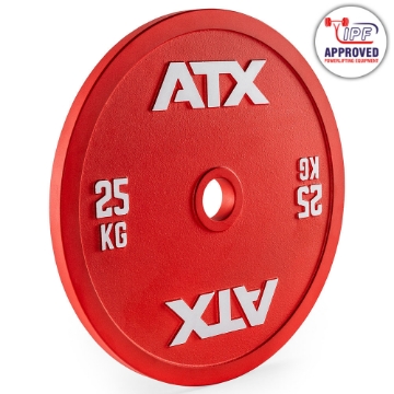 Poza cu ATX Calibrated Steel Plate RL 25 kg rosu