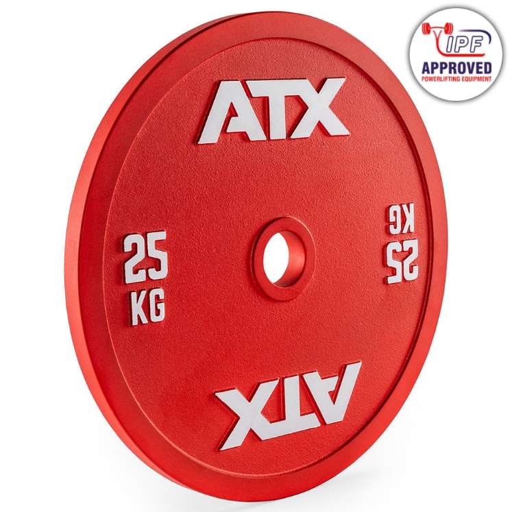 Poza cu ATX Calibrated Steel Plate RL 25 kg rosu