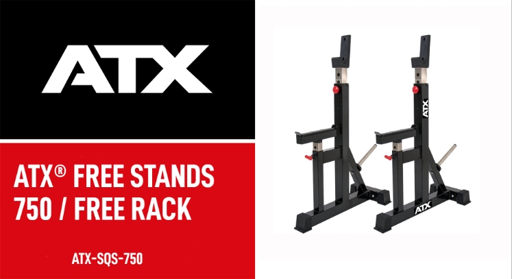 Poza cu ATX Free Stands 750 – Rack pentru genuflexiuni si presa piept, 400 kg
