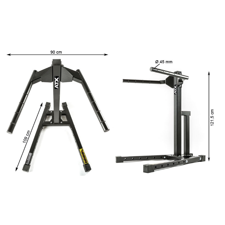 Poza cu Barbarian-Line Professional Dip Station ATX-DBS-740 pentru antrenament intens