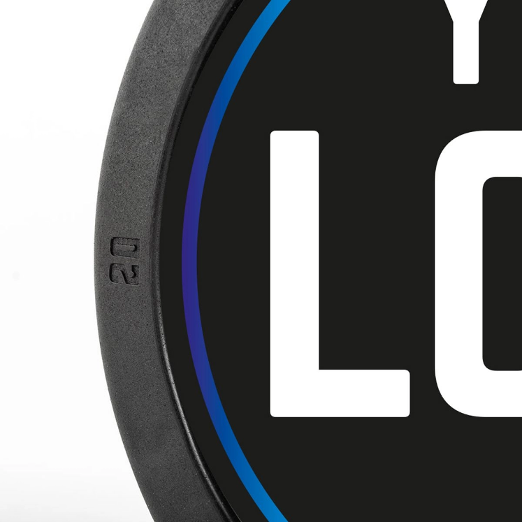 Poza cu Bara EZ Cauciucata cu Logo Personalizat 50 kg