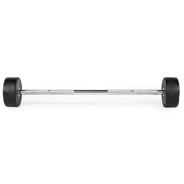 Poza cu Bară Dreaptă Cauciucată cu Logo Client - 25.0 kg