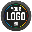 Poza cu Bară Dreaptă Cauciucată cu Logo Client - 25.0 kg