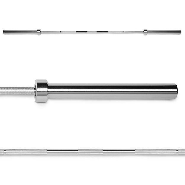 Poza cu Bară cu discuri Classic - 220 cm - 20 kg - cu rulmenți cu ace și bile - Athletic Series