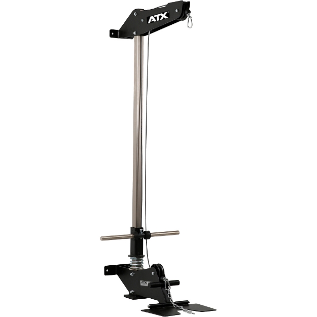 Poza cu ATX Lat Pull Wall Plate Load 30 mm – Stație Profesională pentru Tracțiuni la Helcometru cu Montaj pe Perete