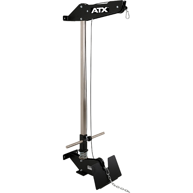 Poza cu ATX Lat Pull Wall Plate Load 30 mm – Stație Profesională pentru Tracțiuni la Helcometru cu Montaj pe Perete