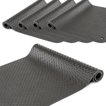 Poza cu Set 5 bucăți - Saltea profesională gimnastică neagră 180 x 65 x 0,8 cm - Fabricat în Germania