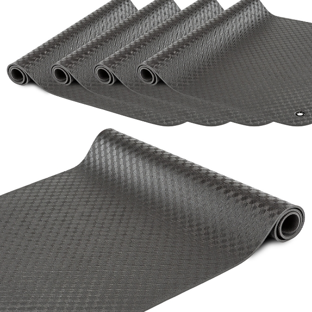 Poza cu Set 5 bucăți - Saltea profesională gimnastică neagră 180 x 65 x 0,8 cm - Fabricat în Germania