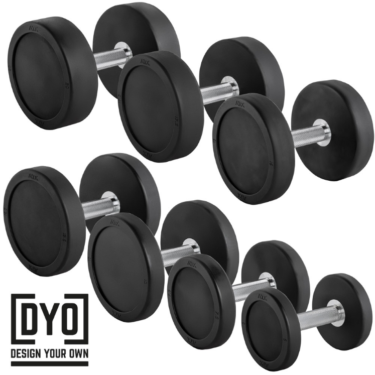 Poza cu Set Gantere Cauciucate PRO-Style ATX 5-20 kg – Personalizare