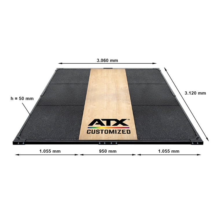 Poza cu Platforma Haltere ATX 3 x 3 m – ATX Classic