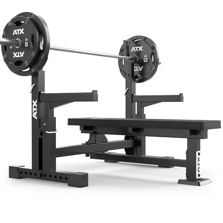 Poza cu Banca de presă orizontală ATX 700 - Profesională pentru sală de fitness